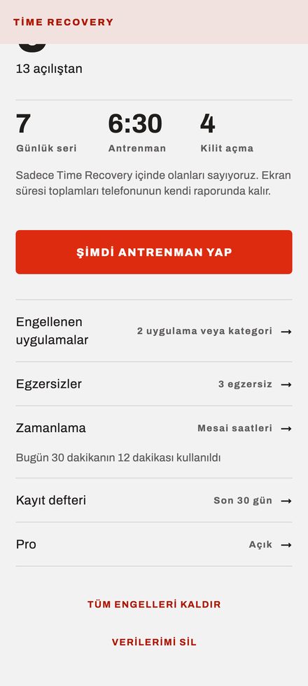 List of blocked apps