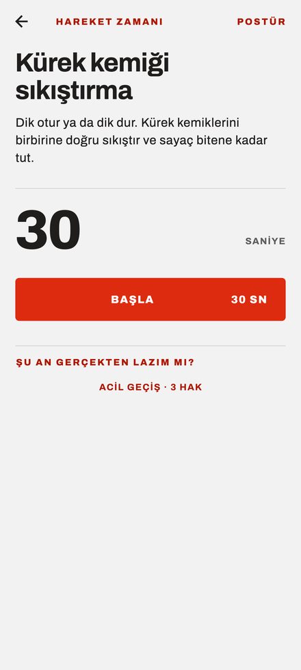 Exercise used to unlock